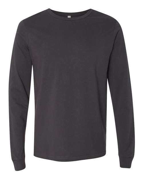BELLA + CANVAS Unisex Jersey Long Sleeve Tee 3501 - Dark Grey