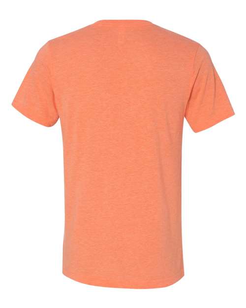 BELLA + CANVAS Unisex Triblend V-Neck Tee 3415 - Orange Triblend