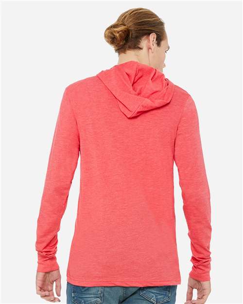 BELLA + CANVAS Unisex Jersey Hooded Long Sleeve Tee 3512