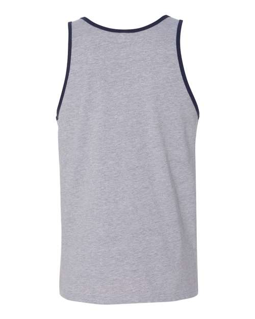 BELLA + CANVAS Jersey Tank 3480 - Athletic Heather/ Navy