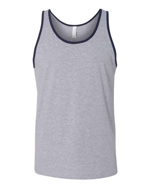 BELLA + CANVAS Jersey Tank 3480 - Athletic Heather/ Navy