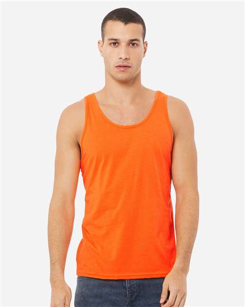 BELLA + CANVAS Jersey Tank 3480 - Neon Orange