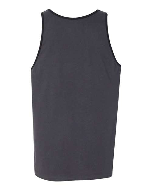 BELLA + CANVAS Jersey Tank 3480 - Dark Grey/ Black
