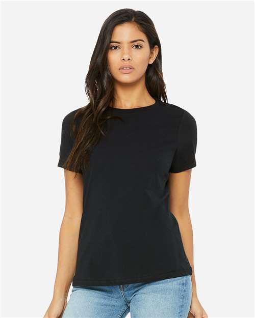 BELLA + CANVAS Women’s Relaxed Jersey Tee 6400 - Vintage Black