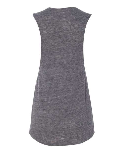 BELLA + CANVAS Women's Flowy Scoop Muscle Tank 8803 - Asphalt Slub