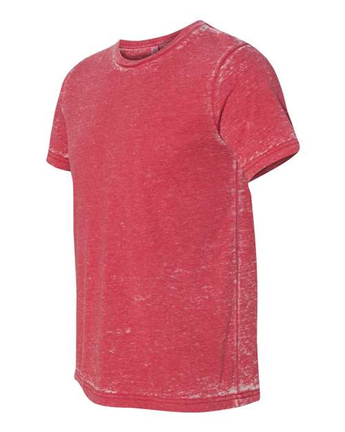 BELLA + CANVAS Unisex Texture Tee 3650 - Red Acid Wash
