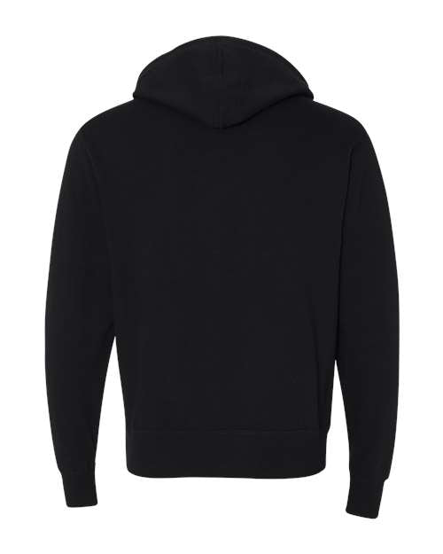 Independent Trading Co. Unisex Heathered French Terry Full-Zip Hooded Sweatshirt PRM90HTZ
