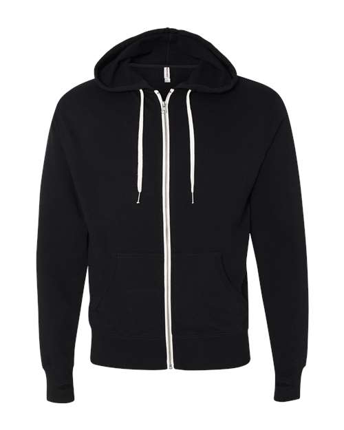 Independent Trading Co. Unisex Heathered French Terry Full-Zip Hooded Sweatshirt PRM90HTZ