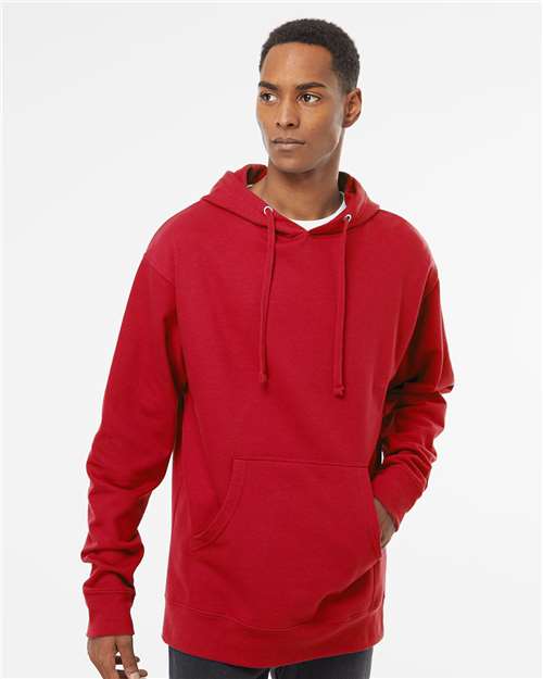 Independent Trading Co. Unisex Midweight Hooded Sweatshirt SS4500 - Red
