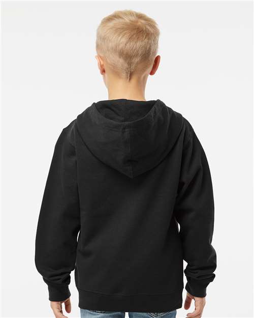 Independent Trading Co. Youth Midweight Full-Zip Hooded Sweatshirt SS4001YZ