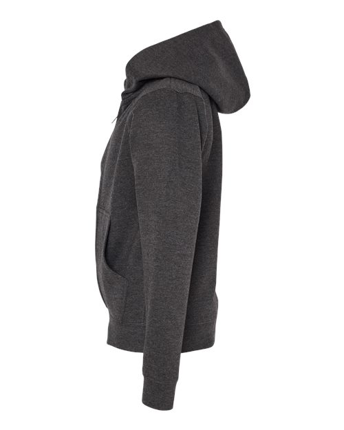 Independent Trading Co. Youth Midweight Full-Zip Hooded Sweatshirt SS4001YZ