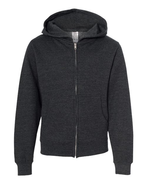 Independent Trading Co. Youth Midweight Full-Zip Hooded Sweatshirt SS4001YZ