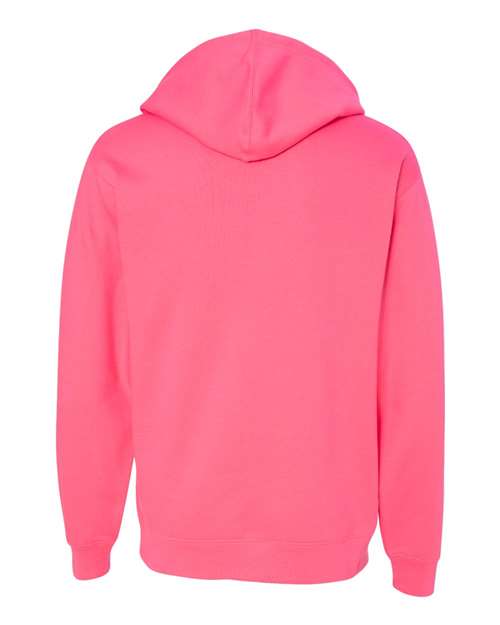 Independent Trading Co. Unisex Midweight Hooded Sweatshirt SS4500 - Neon Pink