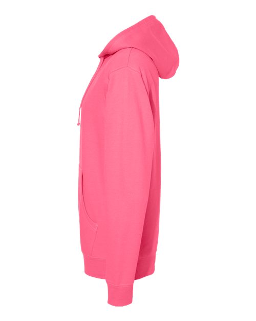 Independent Trading Co. Unisex Midweight Hooded Sweatshirt SS4500 - Neon Pink