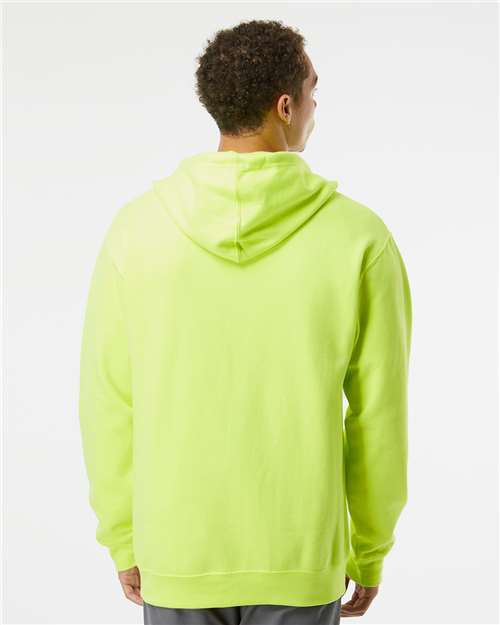 Independent Trading Co. Unisex Midweight Full-Zip Hooded Sweatshirt SS4500Z - Safety Yellow