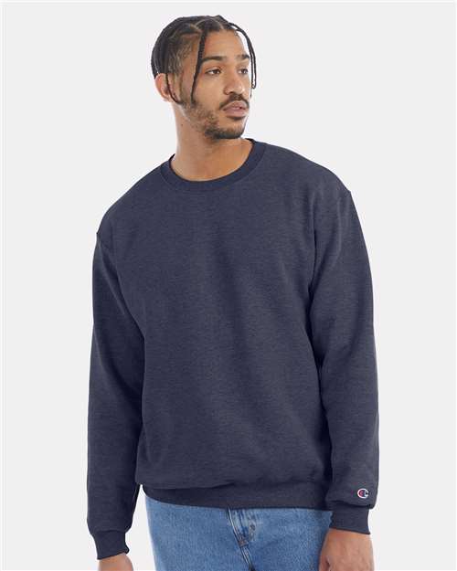 Champion Unisex Powerblend® Crewneck Sweatshirt S600 - Navy Heather