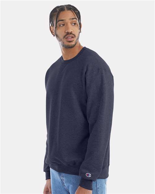 Champion Unisex Powerblend® Crewneck Sweatshirt S600 - Navy Heather