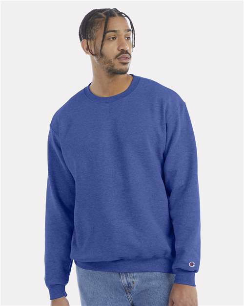 Champion Unisex Powerblend® Crewneck Sweatshirt S600 - Royal Blue Heather