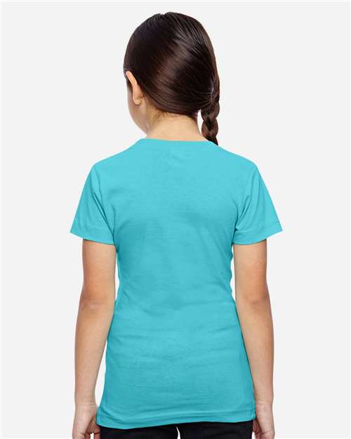 LAT Girls' Fine Jersey Tee 2616 - Caribbean