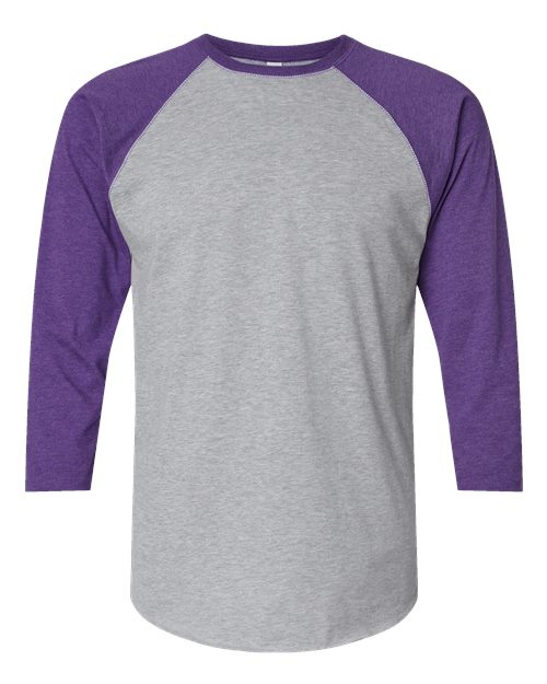 LAT Men's Baseball Fine Jersey Three-Quarter Sleeve Tee 6930