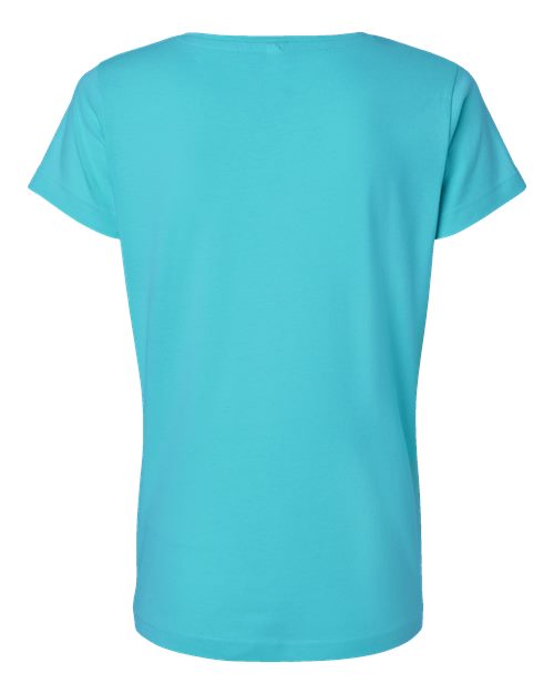 LAT Women's Fine Jersey Tee 3516 - Caribbean
