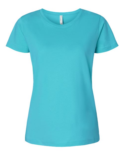 LAT Women's Fine Jersey Tee 3516 - Caribbean