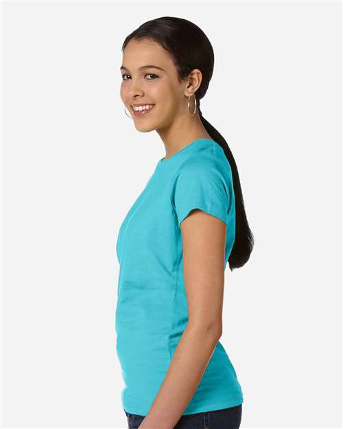 LAT Women's Fine Jersey Tee 3516 - Caribbean
