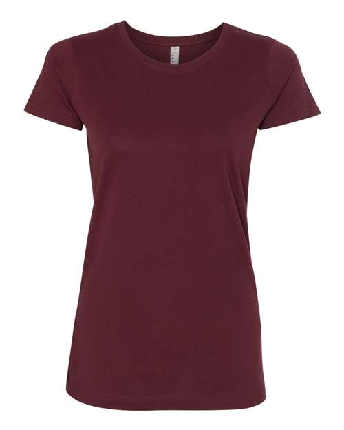 LAT Women's Fine Jersey Tee 3516 - Maroon