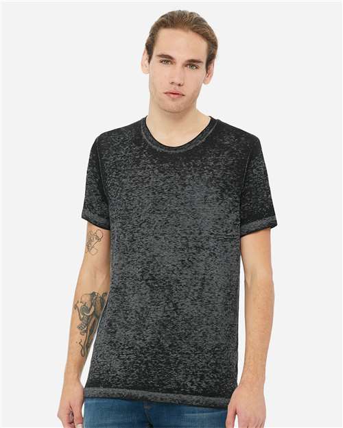 BELLA + CANVAS Unisex Texture Tee 3650 - Black Acid Wash
