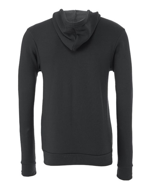 BELLA + CANVAS Unisex Sponge Fleece Full-Zip Hoodie Sweatshirt 3739 - Dark Grey