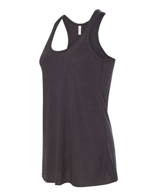 BELLA + CANVAS Women's Flowy Racerback Tank 8800 - Dark Grey