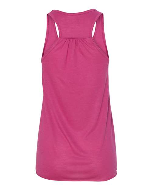 BELLA + CANVAS Women's Flowy Racerback Tank 8800 - Berry