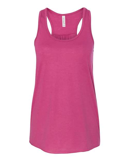 BELLA + CANVAS Women's Flowy Racerback Tank 8800 - Berry