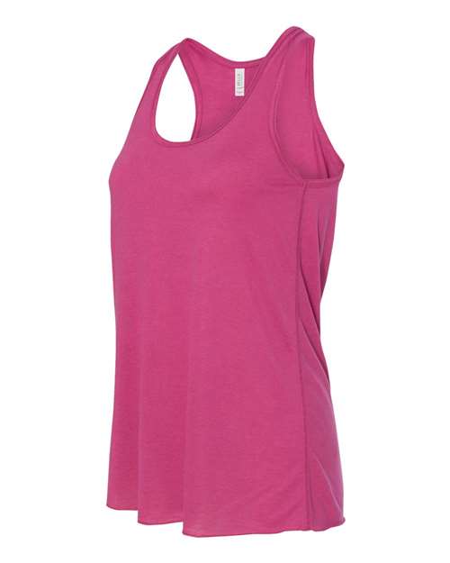 BELLA + CANVAS Women's Flowy Racerback Tank 8800 - Berry
