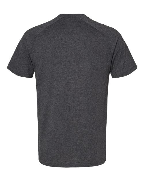 BELLA + CANVAS Men's Heather CVC Raglan Tee 3201