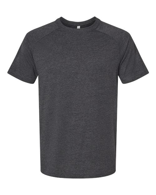 BELLA + CANVAS Men's Heather CVC Raglan Tee 3201