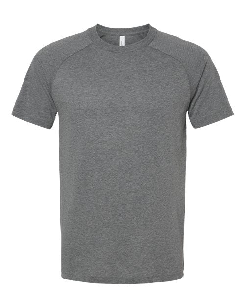 BELLA + CANVAS Men's Heather CVC Raglan Tee 3201