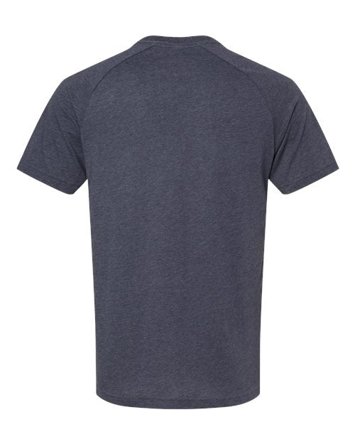 BELLA + CANVAS Men's Heather CVC Raglan Tee 3201
