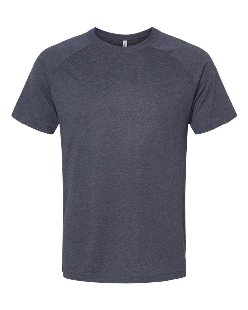 BELLA + CANVAS Men's Heather CVC Raglan Tee 3201