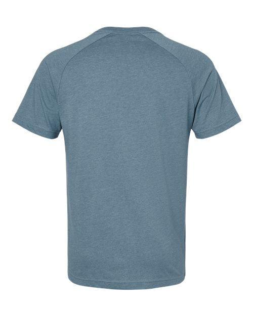BELLA + CANVAS Men's Heather CVC Raglan Tee 3201