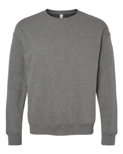 BELLA + CANVAS Unisex Sponge Fleece Drop Shoulder Crewneck Sweatshirt 3945 - Deep Heather