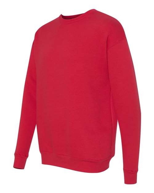 BELLA + CANVAS Unisex Sponge Fleece Drop Shoulder Crewneck Sweatshirt 3945 - Red