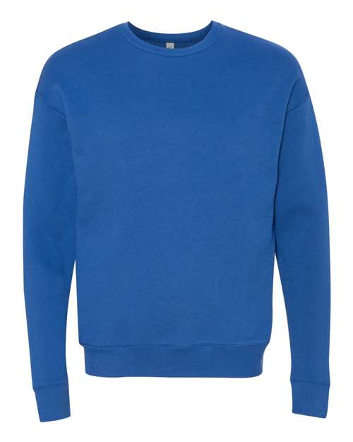 BELLA + CANVAS Unisex Sponge Fleece Drop Shoulder Crewneck Sweatshirt 3945 - True Royal