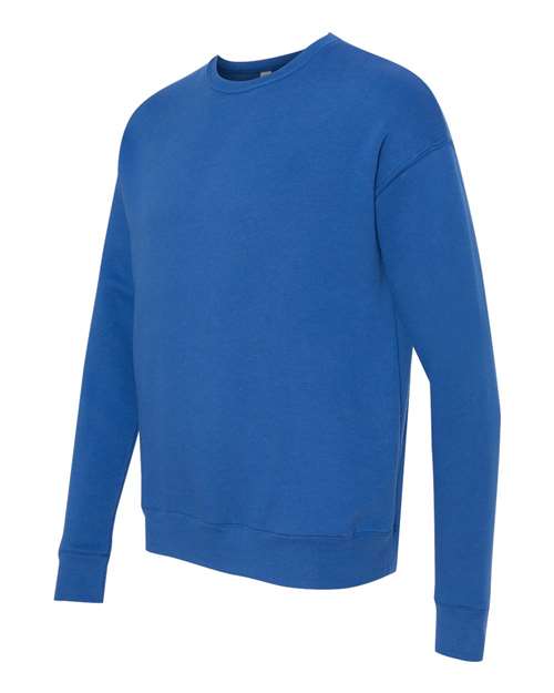 BELLA + CANVAS Unisex Sponge Fleece Drop Shoulder Crewneck Sweatshirt 3945 - True Royal