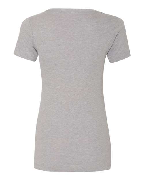 Next Level Women's Ideal V-Neck T-Shirt 1540 - Heather Grey