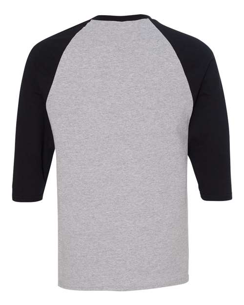 Gildan Unisex Heavy Cotton™ Raglan Three-Quarter Sleeve T-Shirt 5700