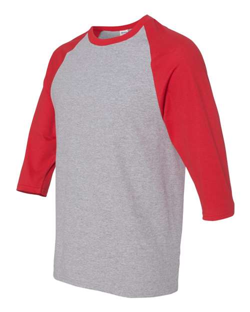 Gildan Unisex Heavy Cotton™ Raglan Three-Quarter Sleeve T-Shirt 5700