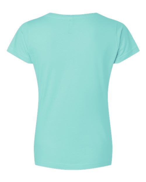 LAT Women's Fine Jersey V-Neck Tee 3507 - Chill