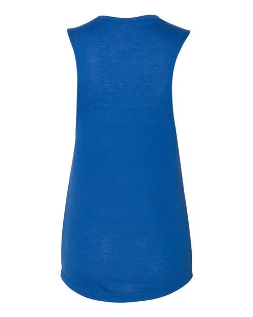 BELLA + CANVAS Women's Flowy Scoop Muscle Tank 8803 - True Royal