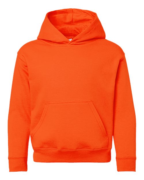 LAT Youth Fleece Hoodie Sweatshirt 2296 - Orange